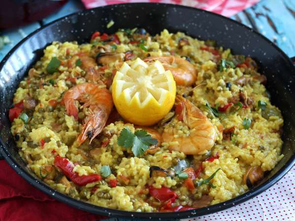 Paella super cepat dengan Cookeo - Persiapan langkah 8
