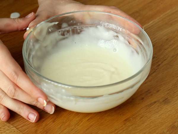 Kue Bundt Paskah dengan lemon dan cokelat putih - Persiapan langkah 6