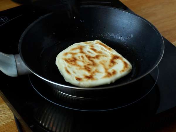 Naan keju ekspres - Persiapan langkah 4