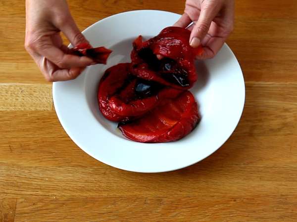 Pesto ala Calabria dengan keju burrata yang lembut - Persiapan langkah 3