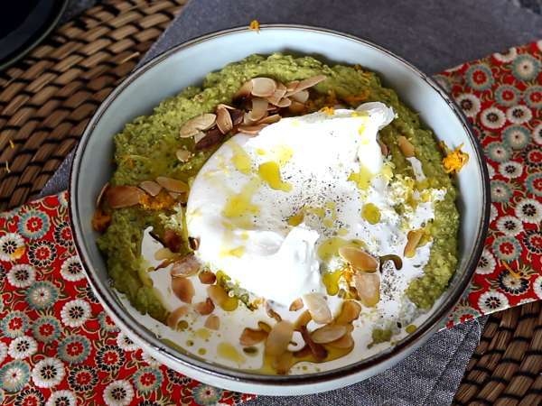 Olesan kacang: sempurna dengan keju burrata yang lembut - Persiapan langkah 5