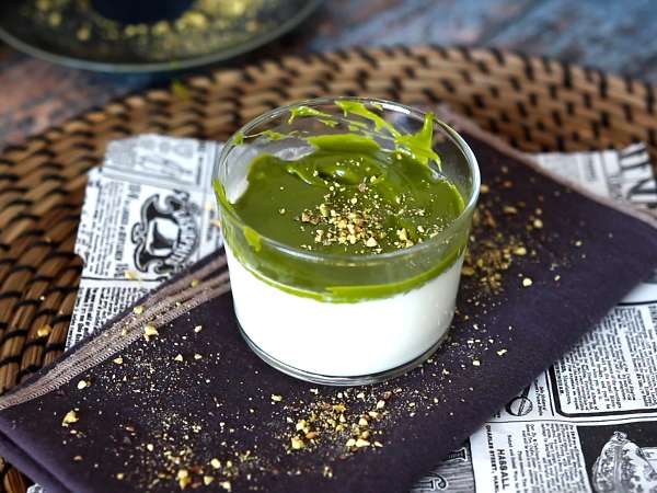 Pistachio panna cotta, resep mudah yang disukai semua orang! - Persiapan langkah 5