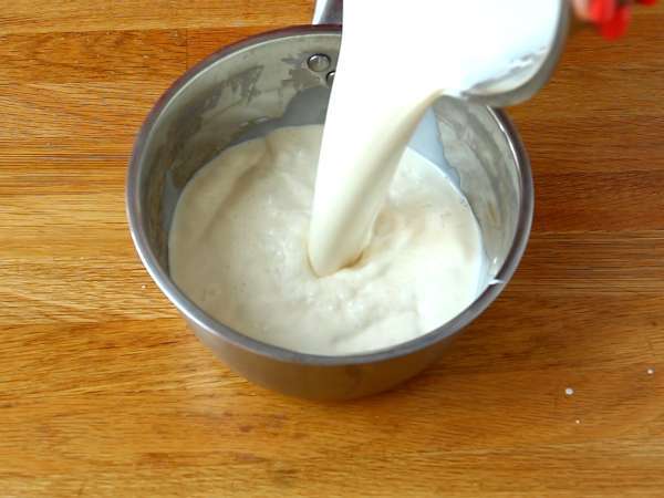 Panna cotta dengan coulis berry - Persiapan langkah 2