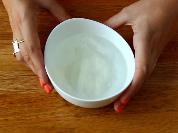 Panna cotta vanila dengan saus ara - Persiapan langkah 1