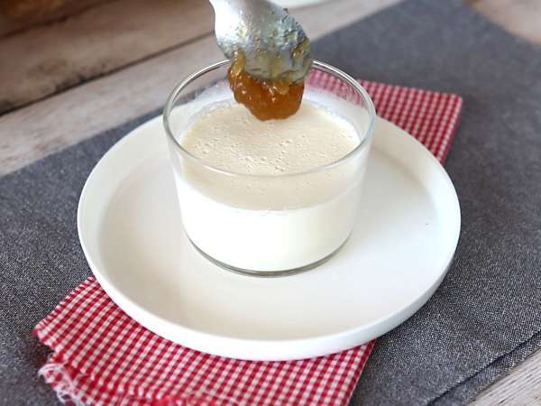 Panna cotta vanila dengan saus ara - Persiapan langkah 5