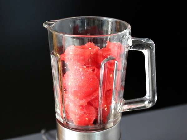 Frosé semangka: koktail granita yang sangat menyegarkan dengan rosé! - Persiapan langkah 2