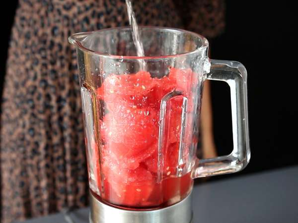 Frosé semangka: koktail granita yang sangat menyegarkan dengan rosé! - Persiapan langkah 3