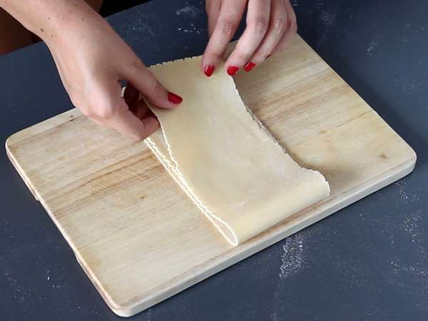 Cara menyiapkan pasta telur untuk lasagna - Persiapan langkah 7