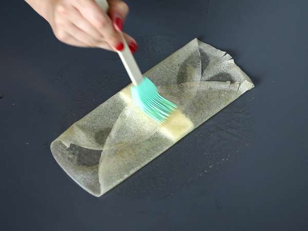 Feta Saganaki, resep Yunani untuk keripik feta dan madu - Persiapan langkah 3