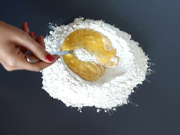 Tagliatelle buatan sendiri, prosedurnya dijelaskan langkah demi langkah - Persiapan langkah 2