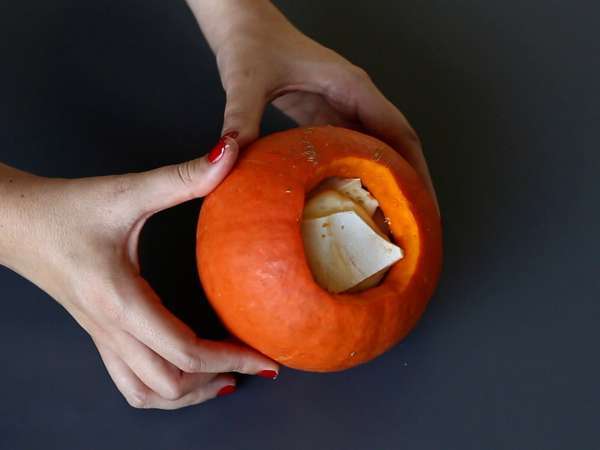 Fondue Reblochon Musim Gugur dalam labu! - Persiapan langkah 4