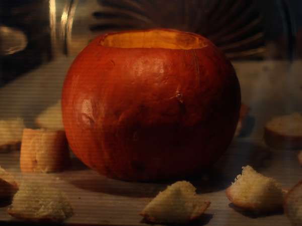 Fondue Reblochon Musim Gugur dalam labu! - Persiapan langkah 6