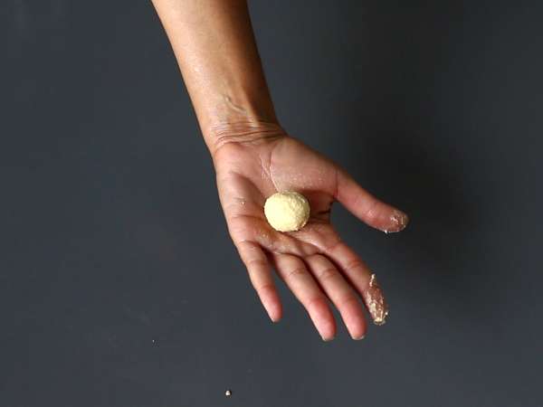 Cokelat Raffaello buatan sendiri - Persiapan langkah 4