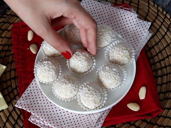 Cokelat Raffaello buatan sendiri - Persiapan langkah 6