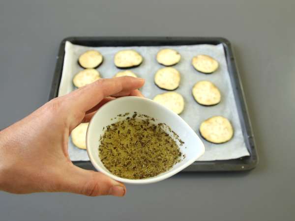 Terong panggang cepat, lauk yang lezat dan ringan - Persiapan langkah 3