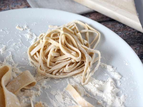 Tagliolini, prosedur langkah demi langkah untuk menyiapkannya di rumah - Persiapan langkah 6