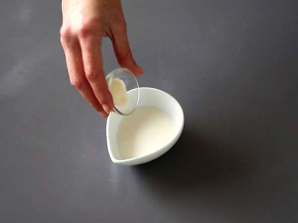 Cangkir cokelat dan nougat. Resep mudah - Persiapan langkah 3