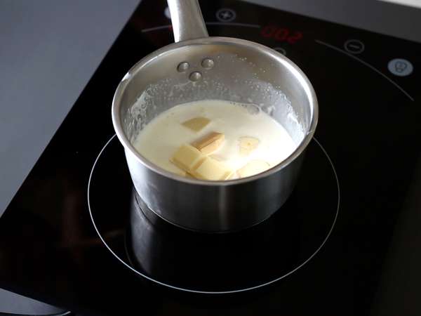 Cangkir cokelat dan nougat. Resep mudah - Persiapan langkah 7