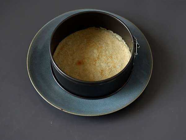 Kue panekuk ala Tiramisu dengan kopi dan coklat - Persiapan langkah 4