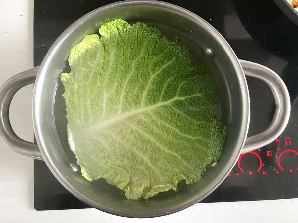 Kubis isi di dalam oven (Agar semua orang menyukai sayuran ini!) - Persiapan langkah 1