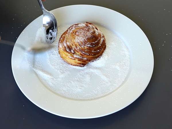 Churros panggang berbentuk mangkuk dengan topping yang melimpah - Persiapan langkah 6