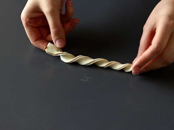 Biskuit puff pastry Speculoos - cepat dan mudah dibuat - Persiapan langkah 3