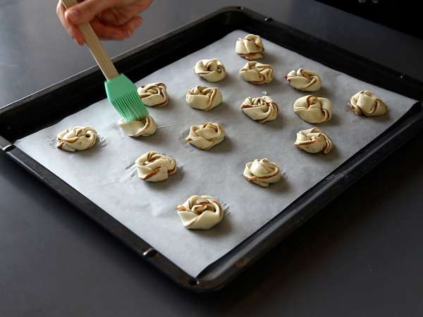 Biskuit puff pastry Speculoos - cepat dan mudah dibuat - Persiapan langkah 5