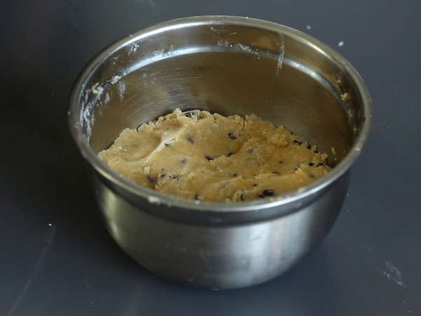 Cangkir kue dengan topping cokelat ganache, gaya pot wortel - Persiapan langkah 2