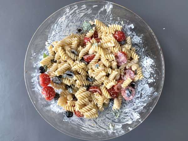 Pasta dingin yang lembut, siap dalam waktu kurang dari 10 menit! - Persiapan langkah 2