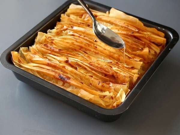 Kue crinkle, kue super renyah yang mudah dibuat - Laz Borek turc facile - Persiapan langkah 7