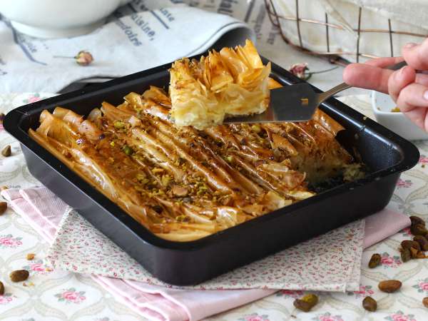 Kue crinkle, kue super renyah yang mudah dibuat - Laz Borek turc facile - Persiapan langkah 9