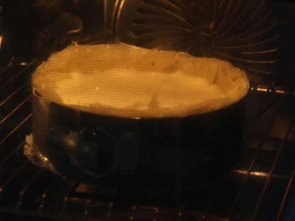 Kue keju bergaya baklava dengan pistachio, renyah dan meleleh - Persiapan langkah 7