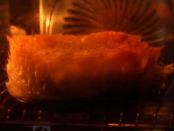 Kue keju bergaya baklava dengan pistachio, renyah dan meleleh - Persiapan langkah 10