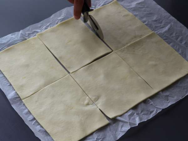 Asparagus, ham, dan kue-kue keju yang meleleh - Persiapan langkah 3