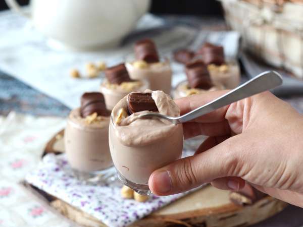 Verrines Kinder Bueno yang tidak dipanggang dan super lezat - Persiapan langkah 8