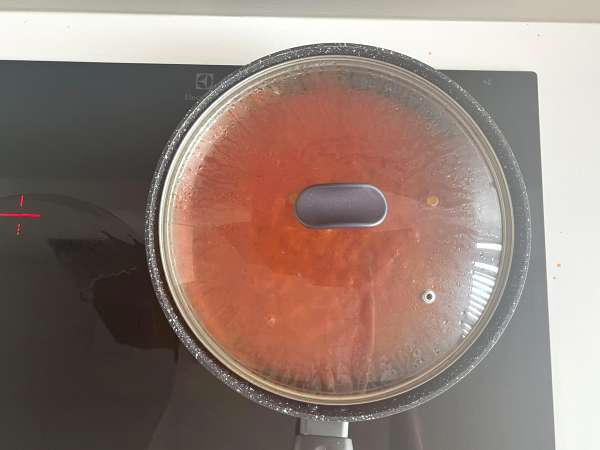 Pasta Siciliana dengan terong, versi yang mudah dan ringan - Pasta alla Norma - Persiapan langkah 4