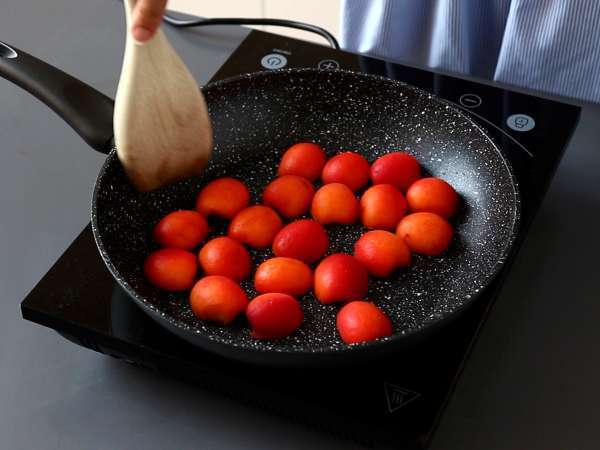 Aprikot hancur - Persiapan langkah 2