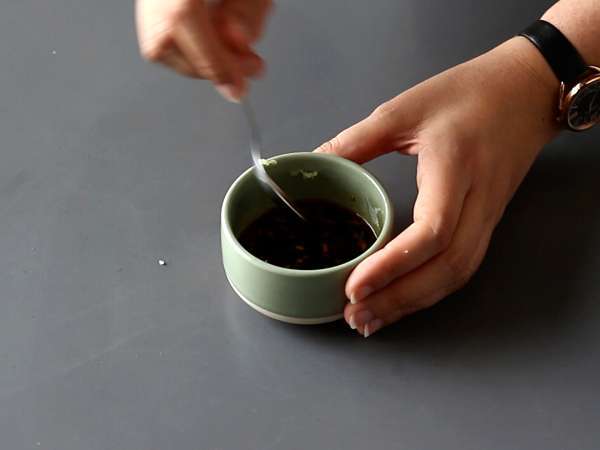 Bibimbap, hidangan tradisional Korea - Persiapan langkah 1