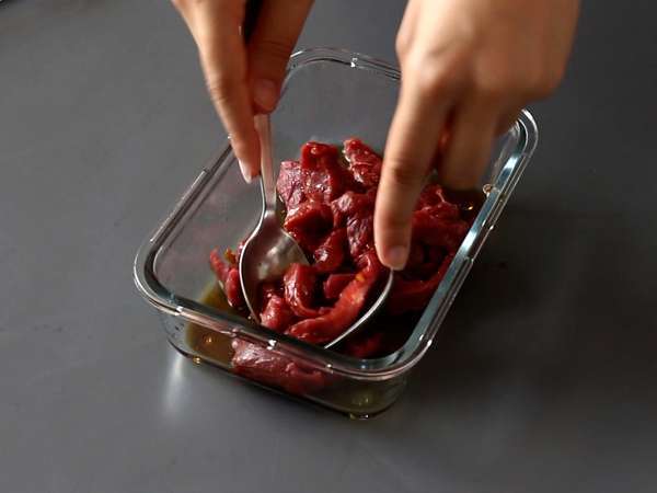 Bibimbap, hidangan tradisional Korea - Persiapan langkah 2