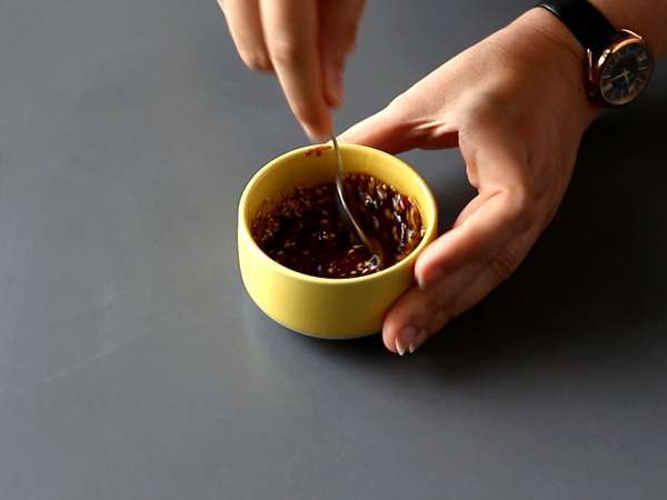 Bibimbap, hidangan tradisional Korea - Persiapan langkah 5