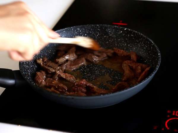 Bibimbap, hidangan tradisional Korea - Persiapan langkah 10