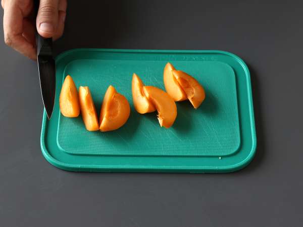 Mousse aprikot yang sangat mudah dibuat, tanpa perlu memasak dan hanya dengan beberapa bahan saja! - Persiapan langkah 1