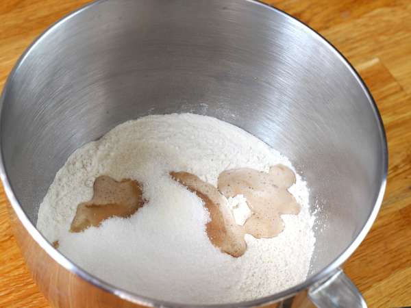 Franzbrötchen hanya buatan sendiri. - Persiapan langkah 2