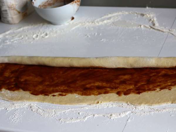 Franzbrötchen hanya buatan sendiri. - Persiapan langkah 5