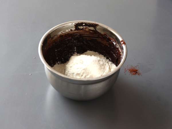 Brownies raspberry cokelat, benar-benar memanjakan lidah! - Persiapan langkah 2