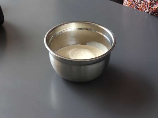 Roti lapis es dengan spekulan - Persiapan langkah 1