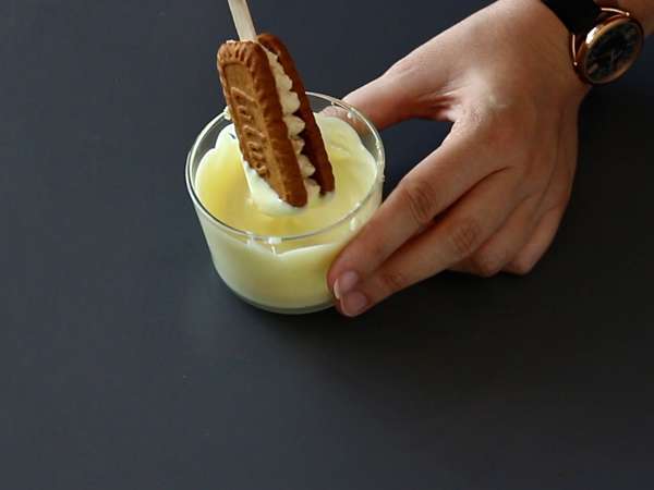 Roti lapis es dengan spekulan - Persiapan langkah 7