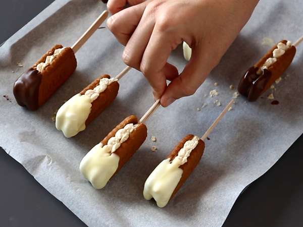 Roti lapis es dengan spekulan - Persiapan langkah 8