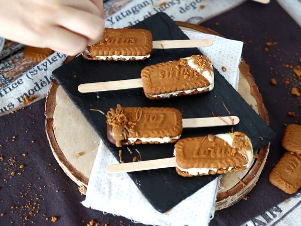 Roti lapis es dengan spekulan - Persiapan langkah 9