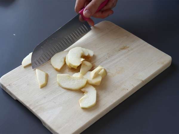 Tart apel tipis - Persiapan langkah 1